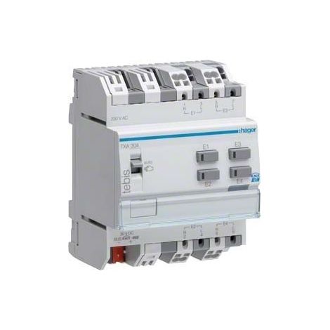 HAGER TXA304 BIN REINGANG KNX, 4FACH, 230V