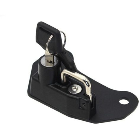 1 exemplaire. Couleur : Noir. Matériau : Alliage d'aluminium. Antivol pour casque de moto, adapté aux zones autochtones.