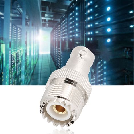 Adaptateur UHF Femelle vers BNC Femelle pour Câble Coaxial - 2 Pièces (1/5)