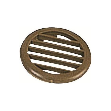 Grille de ventilation rondes à clipser : - Coloris : Blanc