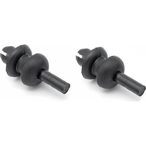 Set of 2 rear parcel shelf clips, rope chain clips for Citroën C2, C3, C4, DS3, Xsara Picasso, Saxo, Xantia, XM, Corsa, Peugeot 106, 205, 206, 207, 208, 306, 307 and 308 OEM 699218 (1/5)