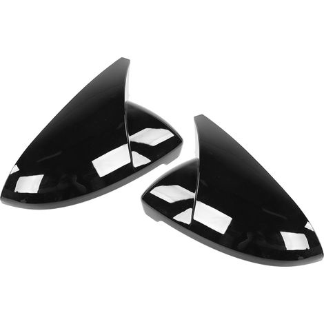 Außenspiegel-Schutzkappen, schwarz, 2er-Set, Hupen-Design, für VW Golf MK7/MK7.5 GTD R (2013–2020) (1/5)