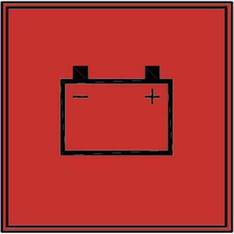 SPIA UNIVERSALE LUCE LUMINOSA RICAMBIO VEICOLI MEZZI AGRICOLI TRATTORE 29242V ROSSA BATTERIA (29243)