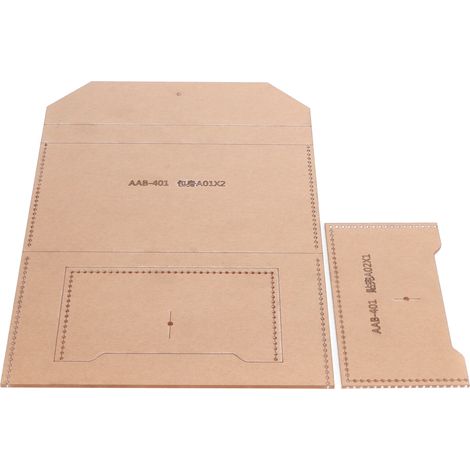 gabarits acryliques pour sacs à main, portefeuilles longs et motifs en cuir - Outils de fabrication artisanale (1/5)