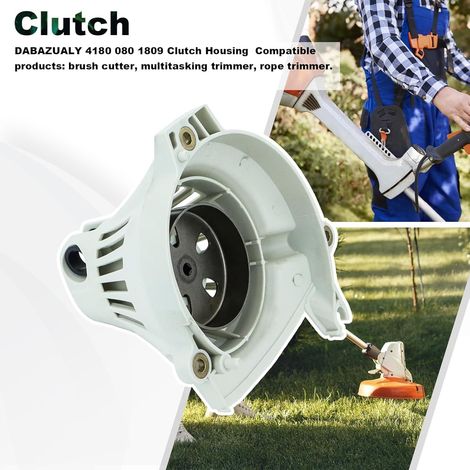 Carter d'embrayage avec tambour, référence 4180 080 1809, compatible avec les modèles Stihl FS90r et FS100rx.