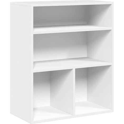Maison Exclusive - Libreria Bianca 60x30x71,5 cm in Legno Multistrato