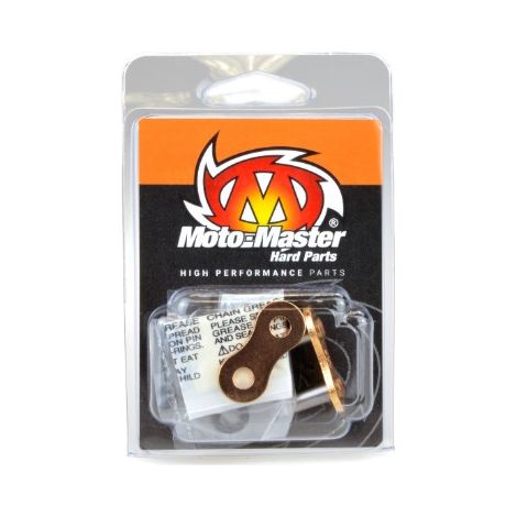 Eslabón de conexión Moto-master para cadena V4-520 (junta tórica) color dorado - 1 pieza