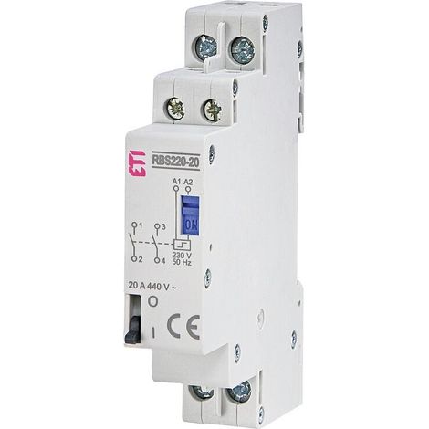 Interrupteur à impulsion ETI bistable RBS220-20-230V AC, REG