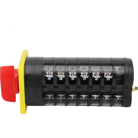 Commutateur rotatif universel 12 positions, interrupteur à came électrique 110-380V 16A, modèle LW5D-16TM707/7 (1/5)