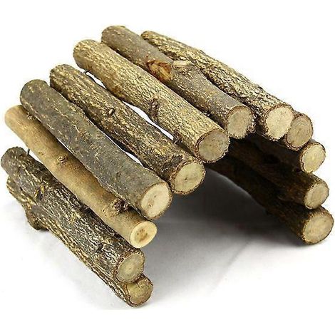 Voici une proposition de titre en français, respectant la limite de 190 caractères :

Échelle en bois flexible pour hamster, pont suspendu pour petits animaux, accessoire de jeu pour rongeurs, décorat