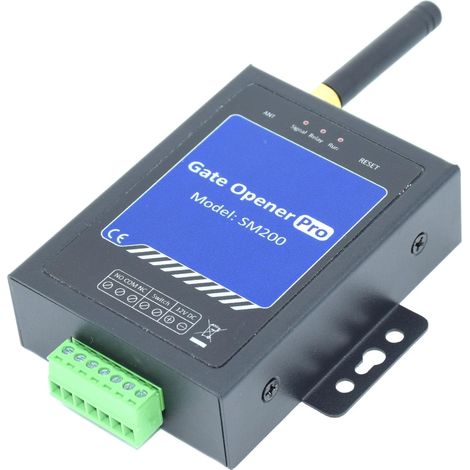 Kit d'ouvre-portes automatiques Ouvre-porte automatique de porte de commutateur à distance GSM 4G sortie de relais de télécommande électrique pour accessoires de portail coulissant ( Color : 2G no ada (1/5)
