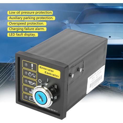DSE501K Régulateur Électronique pour Groupe Électrogène Module de Démarrage Panneau de Contrôle Plastique 72x72x118.5 mm 1 Pièce (1/5)