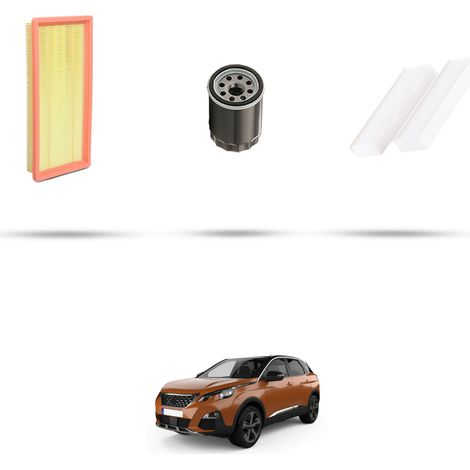 Kit tagliando 3 filtri compatibile con Peugeot 3008 II 1.2 PureTech 96kw Dal 2016 (1/5)