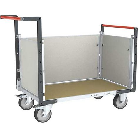 Transportwagen 3-seitig PVC - Platte 965x580mm - Tragkraft 500kg - 806724574