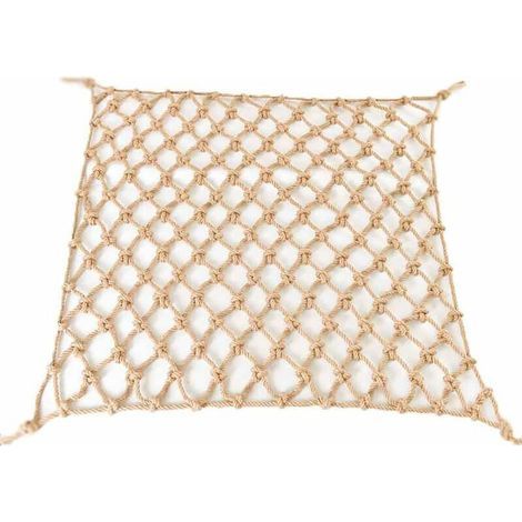 Seilnetz, Spielplatz-Sicherheitsnetz, 6 cm Maschenweite, 4 mm Seilstärke, (Größe: 1 x 4 m) Planen und Netze für Anhänger (1/5)