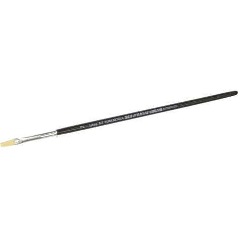 Lebez Pennello setola pura 20x30 cm punta a spatola manico in legno per pittura (1/2)