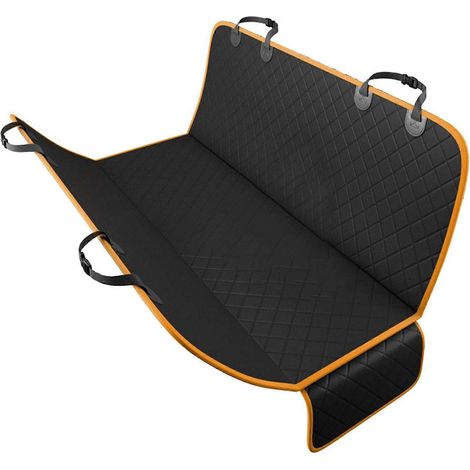 Protège-siège auto pour chien étanche et anti-rayures, housse de banquette arrière imperméable pour voiture, SUV et camion, protection de siège robuste pour animaux de compagnie (1/5)
