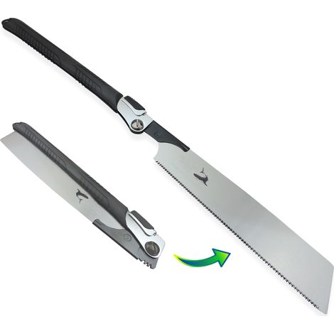 Scie japonaise pliante 5525 – Lame 265mm pour bois dur et tendre – Denture spéciale pour coupes nettes – Made in Japan – Famex