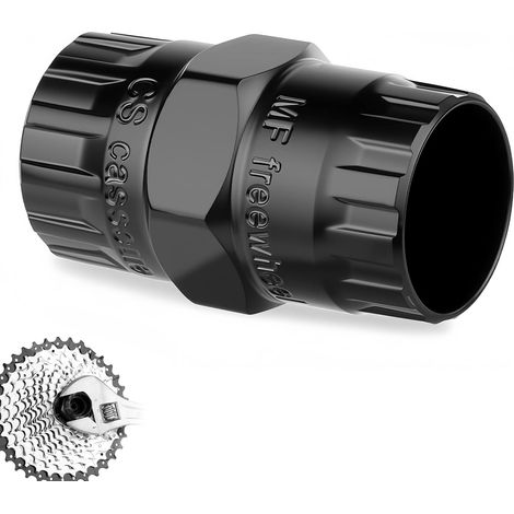 Outil 2-en-1 Démonte-Cassette Vél,Demonte Cassette pour 2 en 1 vélo Cassette Outil 5-12 Vitesses Démonte-Cassette Retrait Frein à Roue Libre Outil Vélo (1/5)