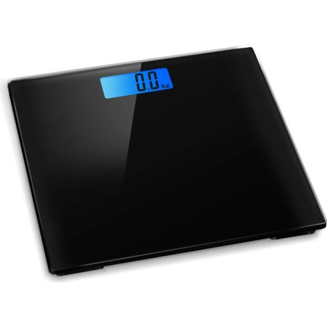 elektronische digitale Personenwaage 28x28cm mit Gewichtsmanagement und hintergrundbeleuchtetem Display 180 kg max…