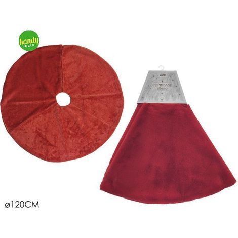 Copribase Albero Handy Ø 120cm Rosso