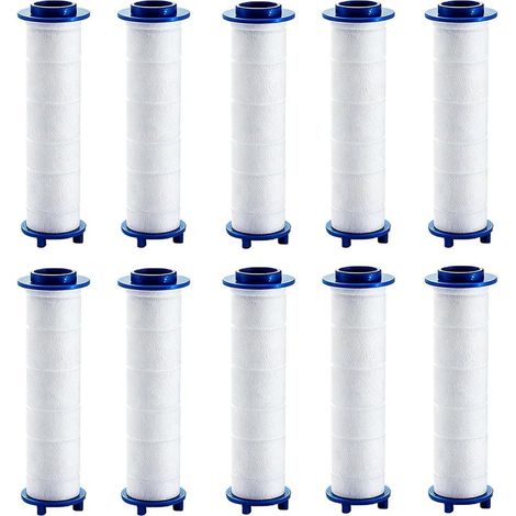 CCYKXA10 Pcs 9.5x2 cm Filtre Anti-Calcaire pour Pommeau de Douche, Cartouches de Filtration Remplaçables,Système de Filtration Douchette Universel (1/5)