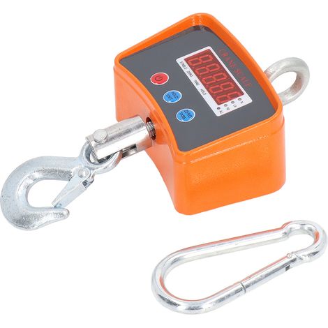 Digitale Kranwaage 500 kg / 1100 lb, elektronische LED-Anzeige, Industriedesign, 100–240 V, EU-Stecker (1/5)