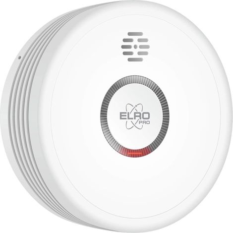 Détecteur de Fumée Design avec Autotest Automatique et Batterie Intégrée de 10 Ans (1/5)
