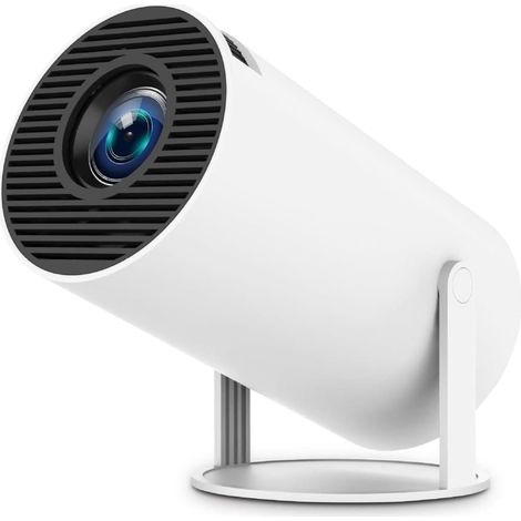 Filiyano – projecteur intelligent HY300 Pro – Mini projecteur intelligent HY300 Pro 4 K - Android 12, Wi-Fi 5 GHz et Bluetooth 5.2, résolution ANSI (1/5)