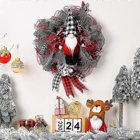Décorations de Noël, poupées de Noël, guirlande de rubans, décoration de lieu, guirlande de pendentifs d'ambiance (1/4)