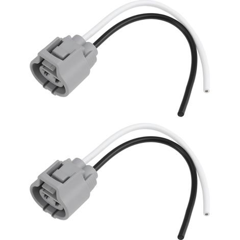 Lot de 2 Connecteurs de Ventilateur de Radiateur à 2 Broches 176146-6 24506797 Compatible avec Toyota Et Mazda (1/5)