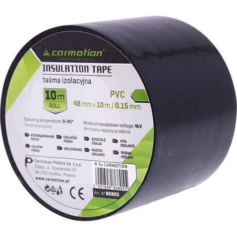Изолирбанд Изолационна лента 48мм x 10м x 0.15mm черен Carmotion