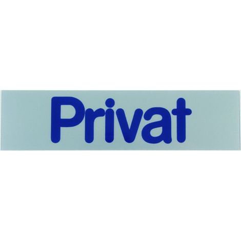 Conacord Klebeschild Privat Klebeschild