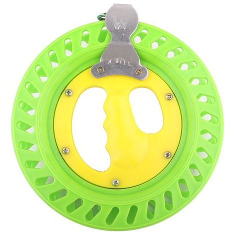 Bobine de 22 cm en plastique durable pour ligne de cerf-volant, porte-bobine, accessoire d'enroulement (vert) (1/5)