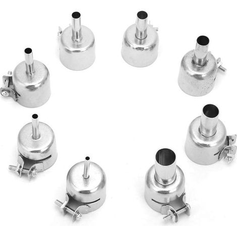 Lot de 8 Buses de Pistolet à Air Chaud en Acier Inoxydable 312 mm pour Pistolet à Chaleur 850 (1/5)