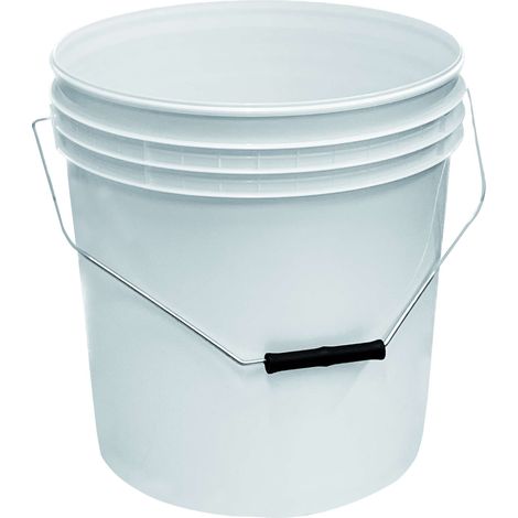 1PZ SECCHIO TRONCO CONICO CON MANICO IN FERRO Ø cm. 26,5x32 h lt. 19