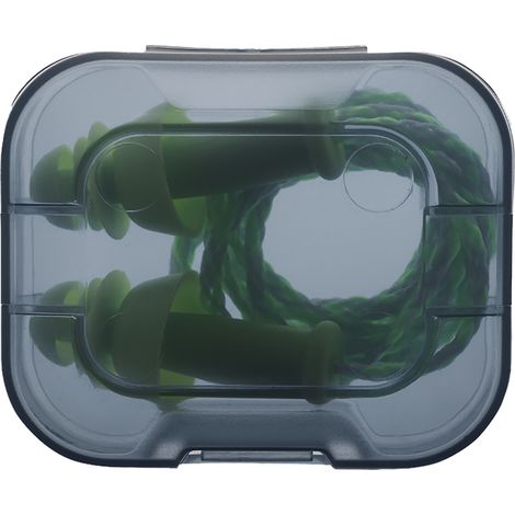 Bouchons d'oreilles cordés réutilisables Uvex whisper+ 27dB Vert x 50 paires ( Prix pour Boîte de 50 ) (1/5)