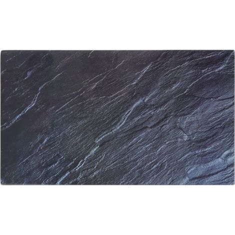 Planches à découper 2pcs motif de pierre naturelle Verre trempé