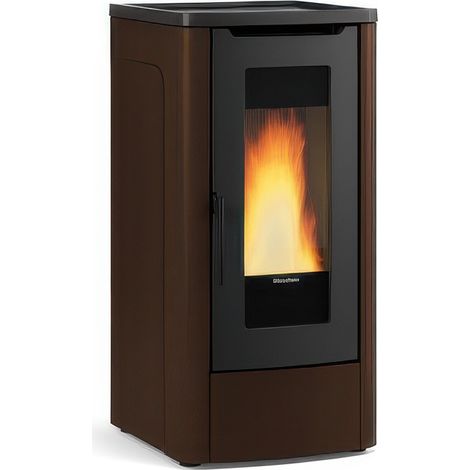 Stufa a Pellet Canalizzata Nordica Extraflame Dahiana Plus 5.0 Bronzo 10 kW Classe A+