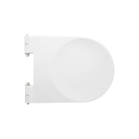 Sedile wc coprivaso TD22 in termoindurente 45,5 x 34,7 cm copriwater con interasse cerniere 16 cm forma tipo speciale (1/4)