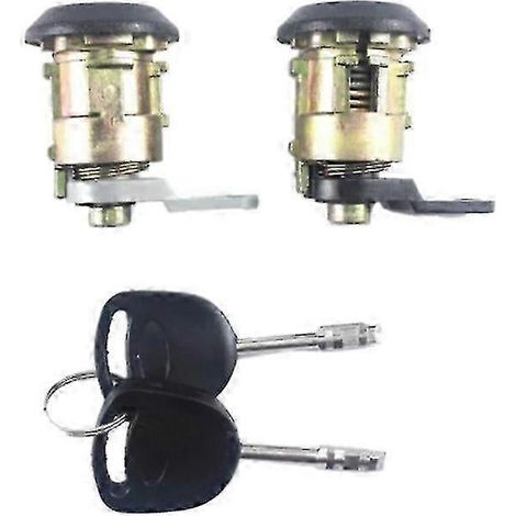Jeu de clés de cylindre de serrure de porte de voiture pour Ford Fiesta 1995-2002 (paire) (1/4)