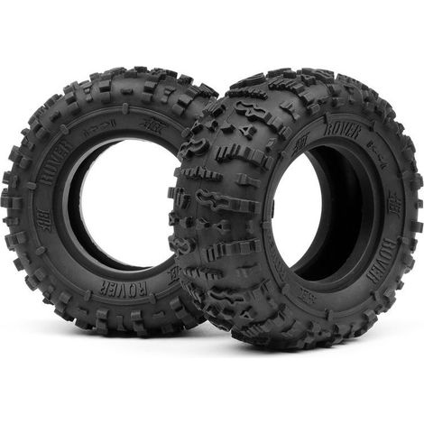 HB Rover Tyre 1.9 (Red/Rock Crawler/2pcs) - Classe 0