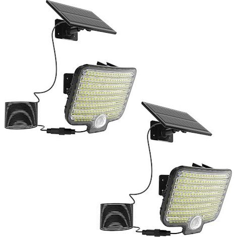 Lote de 2 focos solares H12cm BRIGHTLY