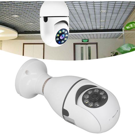 Ampoule connectée Tuya WiFi E27 avec caméra oscillante, résolution 1080p, 200 W, 250 V (1/5)