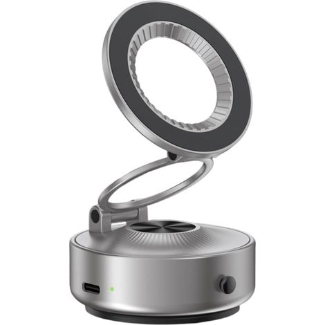Soporte Para Teléfono Móvil - Succión Eléctrica Automática - Ajuste Tridimensional 360° - Carga USB - Compatible Con Funda - 1 Unidad (1/5)