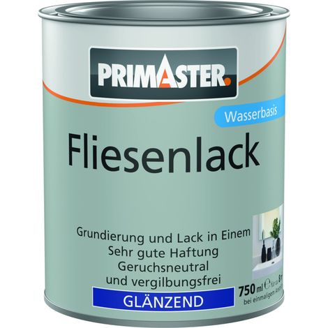Primaster Fliesenlack 750 ml grau glänzend
