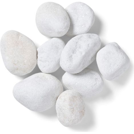 Dover Bulk Bag 850 kg - 50-70 mm White Premium Cobbles - L100 x W100 x H80 cm