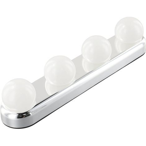 Spiegelleuchten, kaltweiße LEDs, Saugnapf, ABS, für Badezimmer und Waschtisch (1/5)