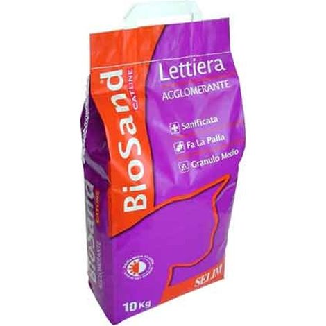 LETTIERA AGGLOMERANTE PER GATTI 5 Kg