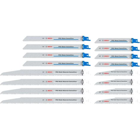 Set di lame per sega a mano PRO Tough Box Demolition, 16 pezzi (1/3)